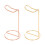 Support de casque en or Rose, présentoir de casques de-Or 2