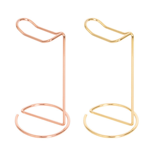 Support de casque en or Rose, présentoir de casques de-Or 1