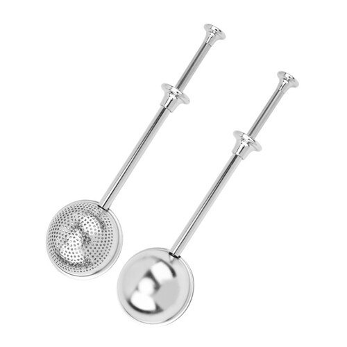 Ensemble infuseur à thé télescopique et plumeau de cuisson, 2