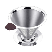 Stainless Steel Coffee Mesh Filter Paperless Coffee Strainer for
