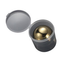 Langlebige Eiskugel aus rostfreiem-Goldenes Einzelstück 55MM m