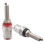 2 stks Kristal Transparante Binding Posts-Rhodium verguld 2