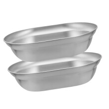 Assiettes/bassin d'extérieur en- Vasque profonde set 2 tartes