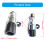 Microphone Clamp Thread Screw Adapter with Small Ballhead Freely 3