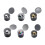 Smooth Front Nonrust Steel Ice Rock-Colored single 55MM 2