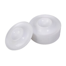 10pcs Dishwasher Safe Plastic Boiled Eggs Cups With Base