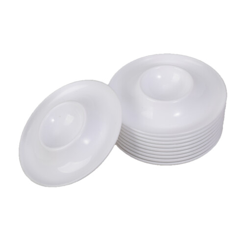 10pcs Dishwasher Safe Plastic Boiled Eggs Cups With Base