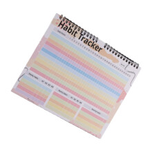 Kleurrijke Life Planner Gewoonten Trackers Kalender-Stijl 1