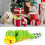 Durability Squeaker Rope Pulling Toy with Crinkle Paper Puppies 6