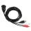 Θύρα USB Aux Extension Mount, Μεταφορά δεδομένων υψηλής ταχύτητας, Εντοιχιζόμενο καλώδιο 3