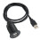 Καλώδιο USB χωνευτής τοποθέτησης Διπλή επέκταση USB2.0 για τοποθέτηση σε ταμπλό 2