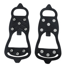1 pair of 8spike crampons, walking crampons with spikes, antislip traction ice grips