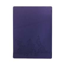 Reisepasshülle aus PU-Leder, Kreuzstich-Set für Anfänger,-Blau
