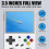 (Black bag)ANBERNIC RG35XX Handheld Game Console 3.5 Inch IPS HDMI output Linux System 64GB 4