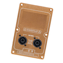 Robusts Speaker Rear Wiring Card Speaker Connection Panel-gold
