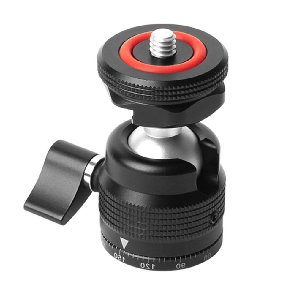 Standard 1/4 Screw Thread Mount Ballhead Ptz Camera Tripod Mount Light 7709000262786