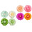 Boules de fleurs en papier, 4 pièces, boules de papier de-Vert 2