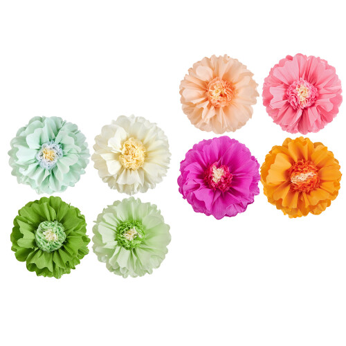Boules de fleurs en papier, 4 pièces, boules de papier de-Vert 1