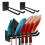 2Sets Wall Mounted Garage Tool Hangers Heavy-Orange and red 4