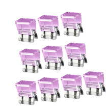 Lightweight Portable Leg Clamps Secures-Transparent Purple