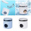 Hamster jouet cachettes maison exercice Tube- Bleu océan 3