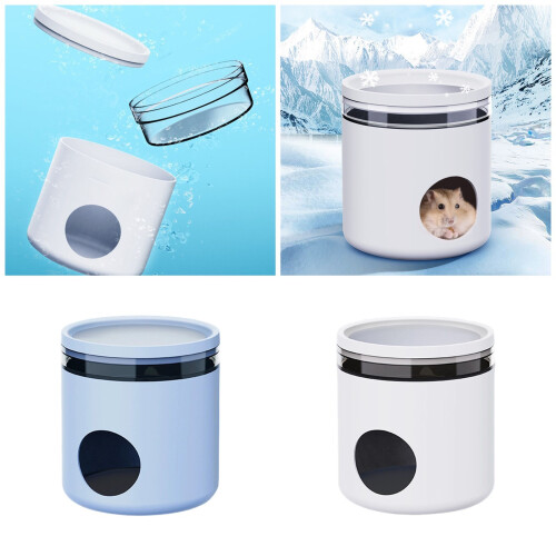 Hamster jouet cachettes maison exercice Tube- Bleu océan 2