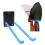 2 ensembles de cintres à outils de Garage muraux robustes,-Noir 7