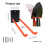 2 ensembles de cintres à outils de Garage muraux robustes,-Noir 5