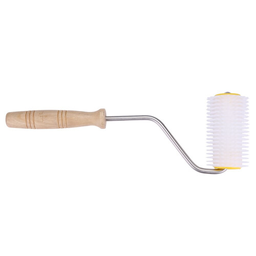 Plastic Discovery Needle Roller Extraction Tool with Hardwood Handle