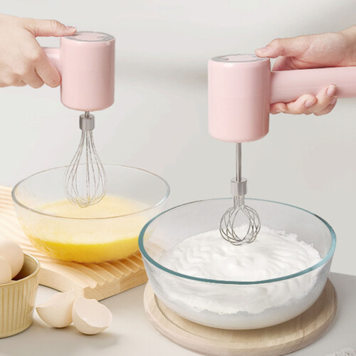 Handheld Mixer for Baking Stainless Steel Whisk Ergonomic 1