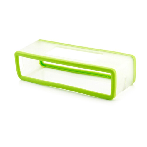 Sound Box Case For Mini Speaker Silicone-fluorescent green