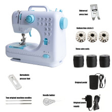 Electric Sewing Machine with 12 Stitching Selections-Blue