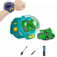 (Tank Green)Watch Remote Control Car Toy, 2025 New Remote Control Watch Car for Kids