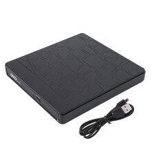 Unidad externa de CD/DVD USB 3.0 tipo C, unidad óptica portátil, grabadora, lectora y reproductora compatible con Windows, Mac y Linux,