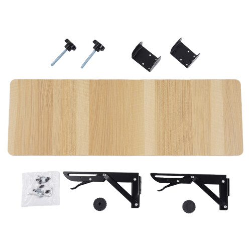 Desk Extender Tray 90 Foldable-Log color Length 50 width 20