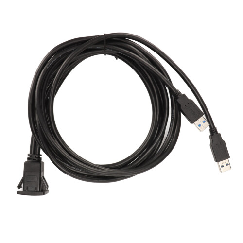 Αδιάβροχο διπλό καλώδιο επέκτασης USB 3.0 χωνευτής τοποθέτησης αρσενικό σε θηλυκό 2