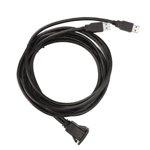 Αδιάβροχο διπλό καλώδιο επέκτασης USB 3.0 χωνευτής τοποθέτησης αρσενικό σε θηλυκό 1
