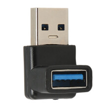 Right Angle Connector USB Adapter90Degree Upward Extension Male To Female Fast Charging10Gbps Data Transfer Speed Plug And Play Vertical Angled Ext