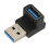 Προσαρμογέας USB με δεξιά γωνία, επέκταση 90 μοιρών από αρσενικό σε θηλυκό, γρήγορη 7