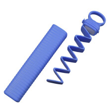 Moule à glaçons avec trou de suspension, gain de place pour-Bleu