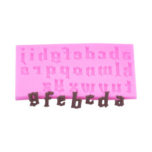 Moules en Silicone avec lettres/chiffres,-Lettres minuscules