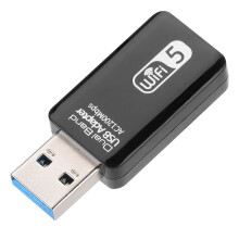Adattatore di rete wireless per PC, dongle WiFi dual band, amplificatore di segnale Internet ad alta velocità, ricevitore WiFi esterno USB 3.0