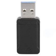 Wireless Network Adapter USB Dual Band WiFi6E Technology High Speed Dual Band Connection IEEE802.11ac Compliant Fast Data Transfer Supports Windows X