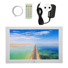 Ramă foto digitală HD pentru mașină de publicitate cu telecomandă LCD Display1280x800Fundal Music Support Multi Window Display pentru foto video