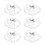 6-pack herbruikbare microvezeldoeken, stoomreinigerpads, 1