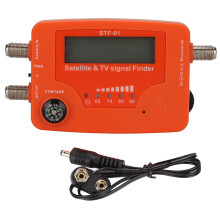 Căutare satelit ușoară cu detecție digitală a semnalului, amplificator încorporat, contor sensibil, dimensiuni de buzunar, buzzer electronic