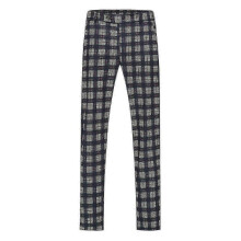 (XL,Light Green)Mens Straight Leg Plaid Casual Trousers