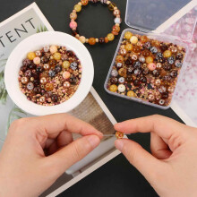 Crystal Glass Bead, About 400pcs Crystal Beads, 2-3mm, 8mm, Mixed Colour Glass Crystal Beads, Rondelle Beads, Gravel Beads, Seed Beads For Jewelry