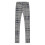 (S,Coffee)Mens Straight Leg Plaid Casual Trousers 1