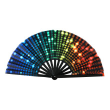 Fluorescerende Bamboos Raves Fan Opvouwbaar ontwerp-Punt nr. 7